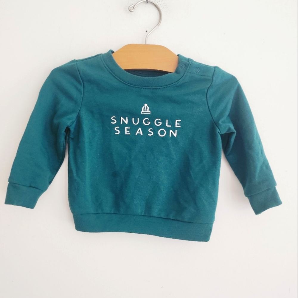 6-9M Cat & Jack Snuggle Season Sweatshirt